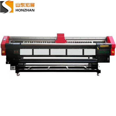  HZ-UV3200 3.2meter large format UV printer with soft film system for stretch ceiling printing